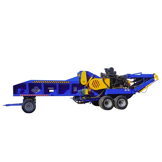 Full Hydraulic System Wood Chipper Grinder Wood Bamboo Sugarcane Reed Chipper Machine
