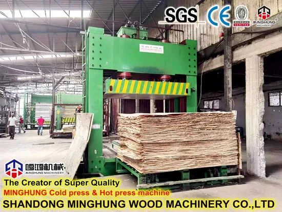 Hydraulic Woodworking Plywood Hot Cold Press for Plywood Furniture Production Process