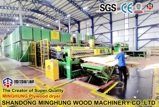Roller Mesh Plywood Papel Veneer Drying Dryer Machine for Wood Based Panel Machine