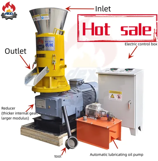 CE Sawdust Biomass Pellet Making Machine Wood Straw Rice Husk Solid Fuel Pellet Press Mini Wood Pelletizer Machine