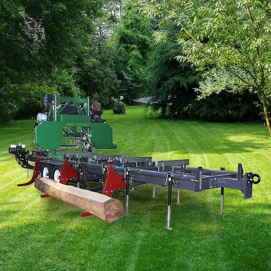 Heavy-Duty Hydraulic Horizontal Band Sawmill for Timber Cutting