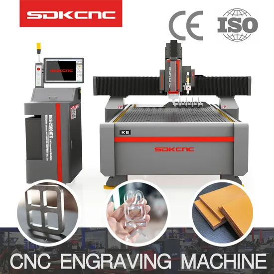 Versatile CNC Router for Metal Cutting with Atc and CCD