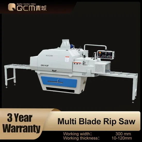 QMJ143F Multiple Circular Wood Rip Saw Machine