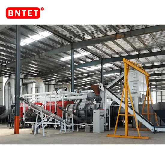 Large Capacity Continuous Olivary Nucleus Charcoal Carbonization Furnace Olive Pomace Carbonization Furnace