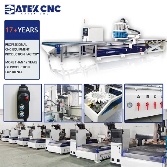 Loading Table and Auto Labeling Atc Nesting CNC Machine for Wood Furniture