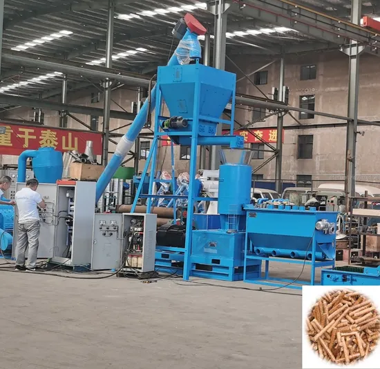 CE Wood Biomass Sawdust Straw Fuel Flat Die Pellet Mill Making Machine Maker Granulator 500kg/H Price