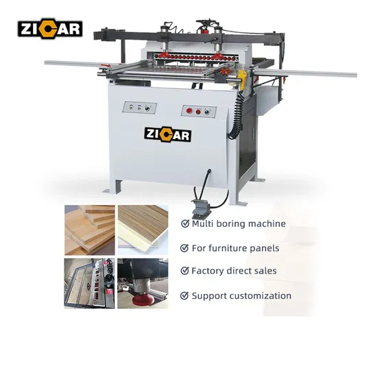 ZICAR nanxing vertical single row drilling hole multi spindle boring machine woodworking