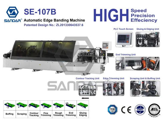 Straight Edge Banding Machine for Furniture Production
