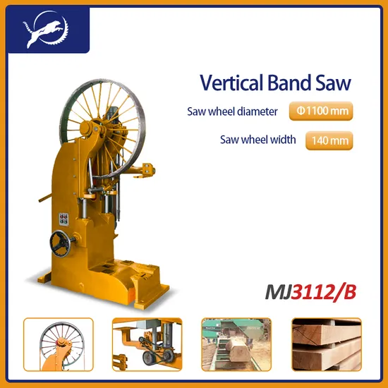 MJ3112 Wood Vertical Band Saw Machine (44-Inch)