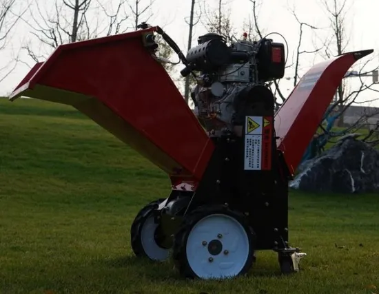 Diesel Motor Branch Shredder Machine