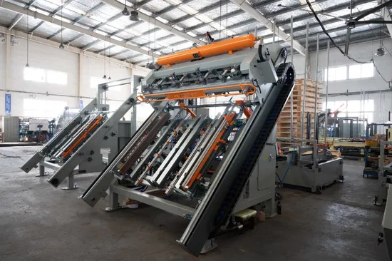 Automatic Stringer Wood Pallet Nailing Machine Production Line