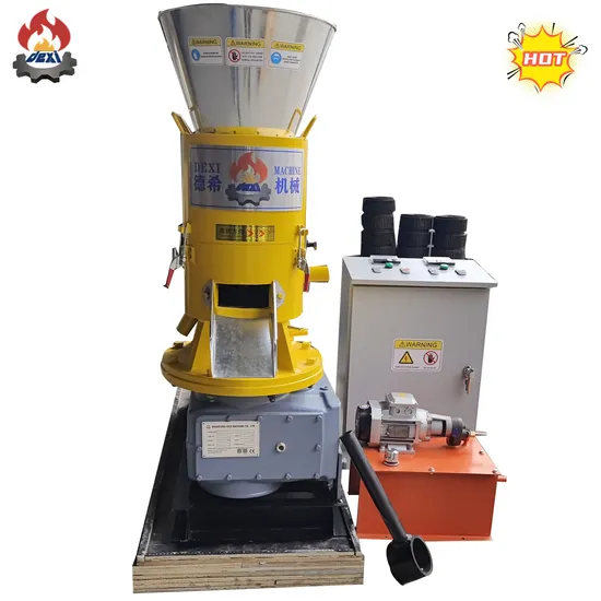 Easy Operate 200-400kg/H Flat Die Wood Pellet Machine Price