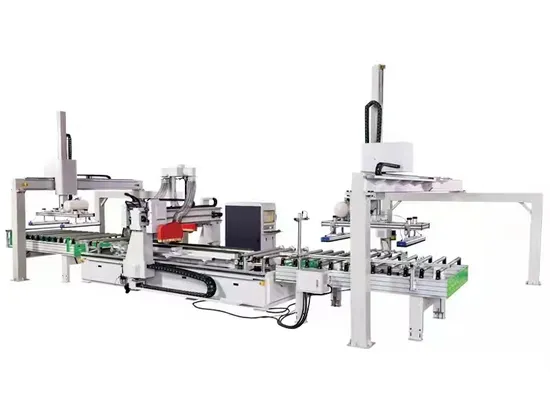 3D Woodworking Cutting and Drilling Automatic Gantry Loading & Unloading Four-Sided Saw