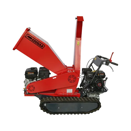 Heavy-Duty Wood Chipper and Air Compressor Set for Professionals