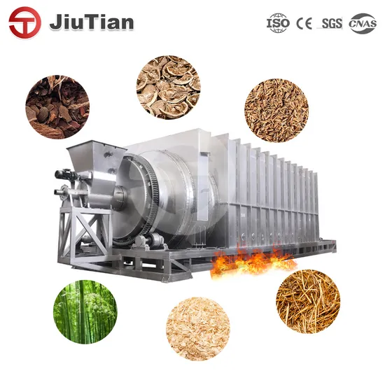 Advanced Continuous Charcoal Production Unit with Low Emissions