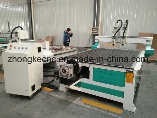 Double Spindle and Rotaries Wood CNC Router Machine/Wood Engraving Machine