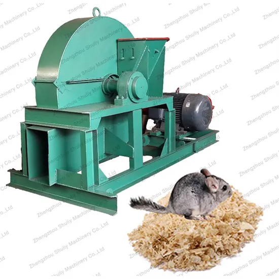 Diesel Engine Driven Making Animal Bedding Wood Shaving Machine for Sale