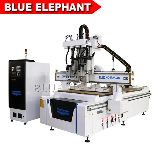 CE Certificated 1325 4 Spindles CNC Engraving Machine, Woodworking CNC Router Machine for Sale in Germany