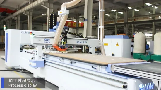 Precision Bottom Drilling 1224 1228 Wood CNC Cutting Machine for Labor Savings