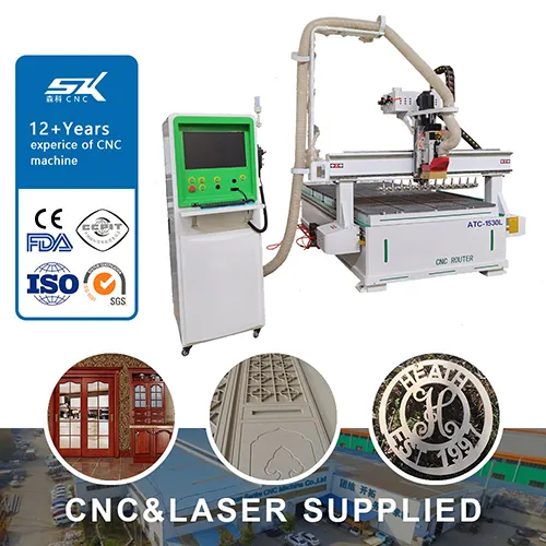 1325 1212 Atc CNC Wood Door Router Carving Cutting Machine