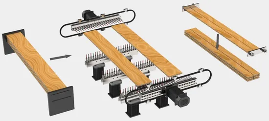 Five Rows Multi Boring Machine Woodworking Machinery Wood Drilling Machine