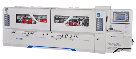 QMB723R Two Righ Vertical Cutter Solid Wood Machine High-Speed 60m/Min 4 Side Moulder Machine