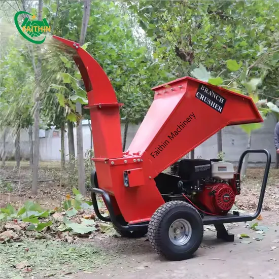 Wood Shredder and Mobile Wood Branch Chipper Machine Grape Branch Shredder Machine