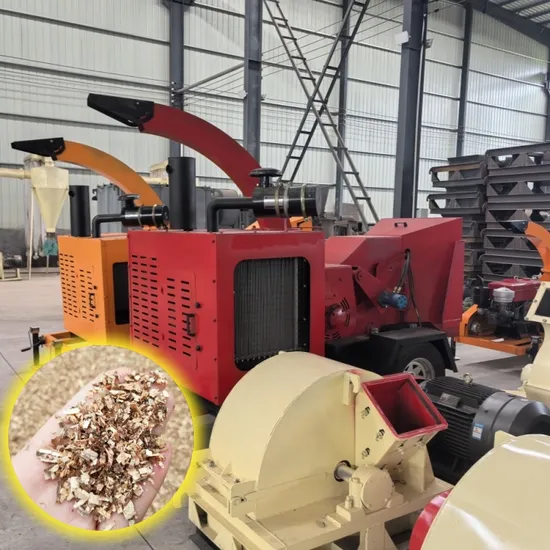 Wooden Pallet Crusher Waste Wood Branch Crusher Machine Hammer Mill for Sawdust Powder Comprehensive Crusher Wood Chipper