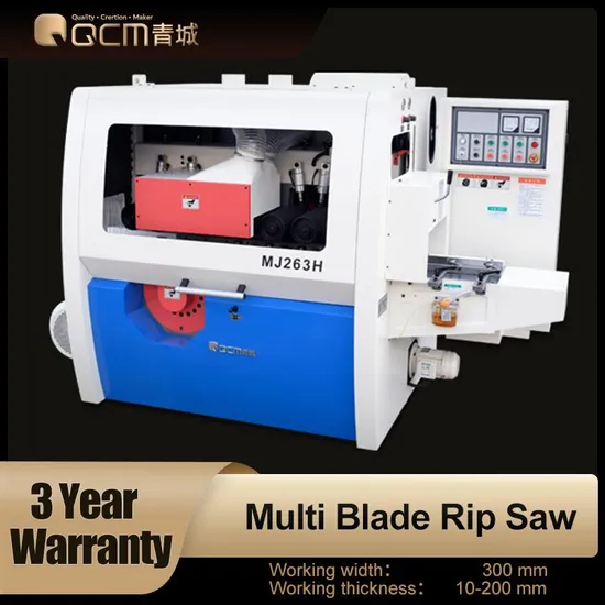 MJ263H Woodworking Machinery Rip Saw Automatic Multi-Blade Rip Saw