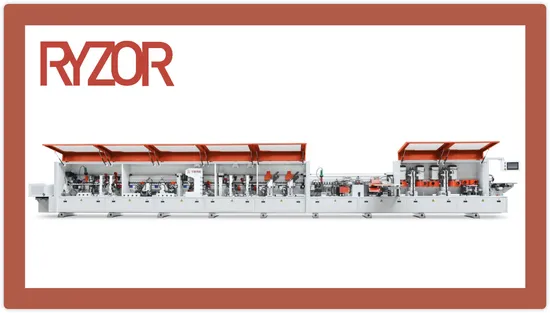 Unregular Shape Edge Banding Machine / 45 Degrees Ryzor Edgebander