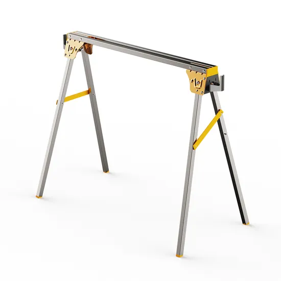 Good Quality Durable Sawbuck Plastic Easy Folding Sawhorse for Wood Wroking