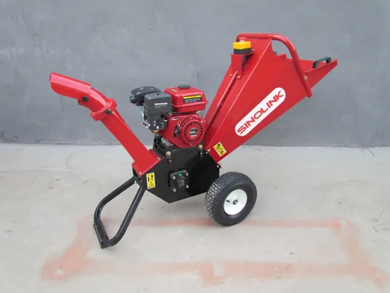 Agricultural Two-Wheel Wood Shredder Wood Chipper