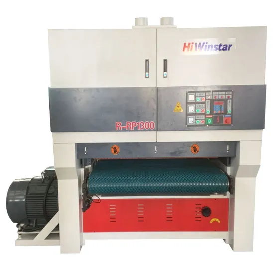 R-RP1300 Horizontal Woodworking Machinery Solid Surface Wide Belt Sanding Machine Drum Sander Machine