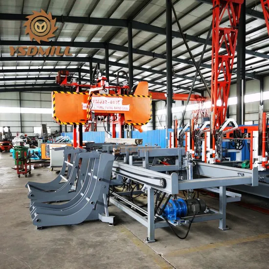Heavy Duty Wood Cutting Machine Strong Quality Horizontal Sawmill Machine