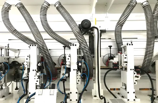 Hicas Infrared Baking Lamp PVC Wood Edge Banding Machine