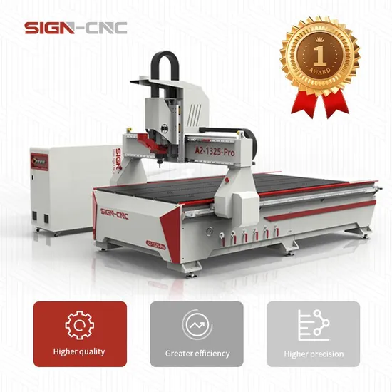 Engraver and Cutting Machine A2-1325-PRO CNC Router for Furniture Industry