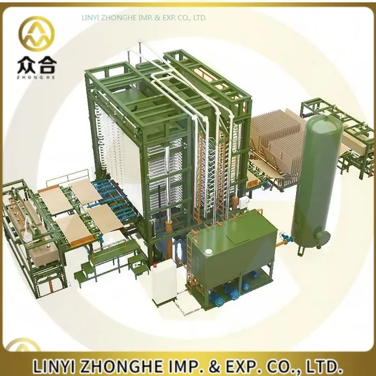 25 Layers Full Automatic High Efficiency Plywood Hot Press Machine