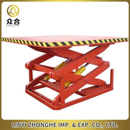 Electric Warehouse 2m Lifting Height Hydraulic Scissor Lift Work Platform Hydraulic Lift Table 500kg