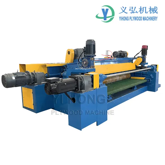 High End Full Automatic Log Veneer Rotary Peeling Lathe Performs Precise