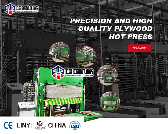 15 20layers Hot Press Machine for Small Output Plywood Production Line