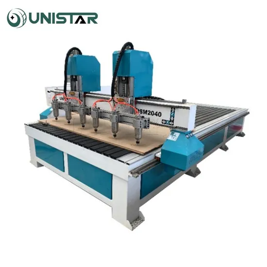 Multi Head Wood Engraving Cutting Machine