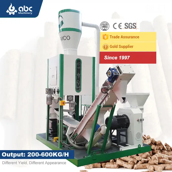 Small Wood Agricultural Wastes Portable Complete Pellet Machine for Making Agro/Farm, Reed, Leaves, Corn Stalk, Straw, Grass Pellets FL49