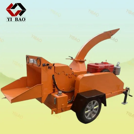 China Mobile Gasoline Wood Chippers for Sale