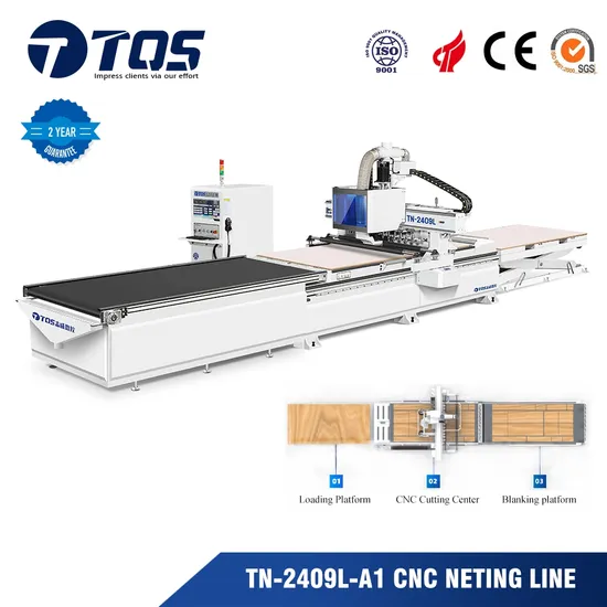 Tqs CNC Router/Nesting Machine CNC Wood Router Nesting Line Woodworking Machinery