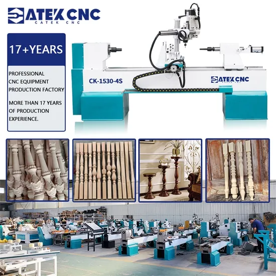 2024 Hot Selling Multi Function Wood Working 1530 Automatic Chuck Turning Wood Lathe