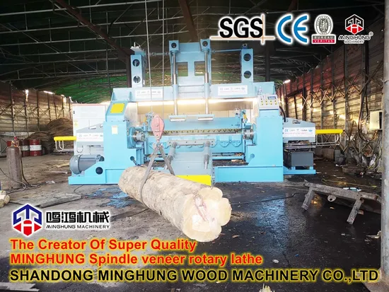 Hydraulic Double-Chuck Spindle Wood Peeling Machine for Veneer Production