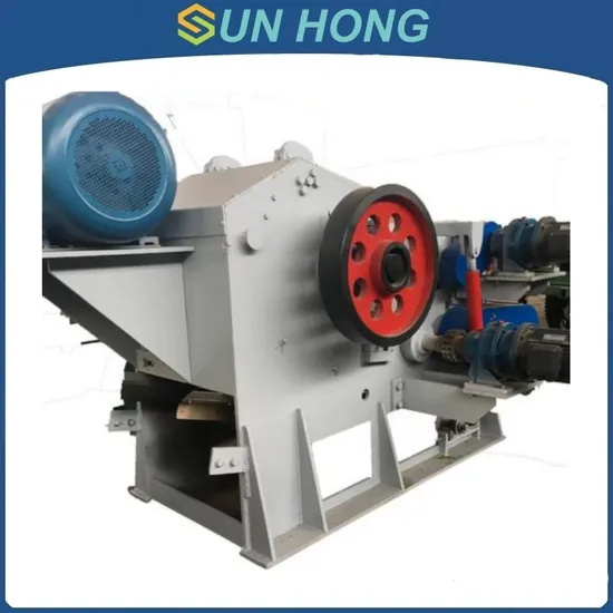Paper Board Making Wood Pulp Processing Wood Chip Processing Drum Chipper