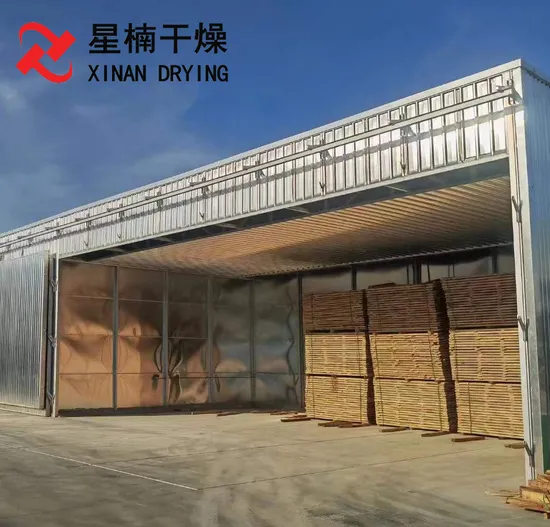 Wood Drying Kiln with Steam Heated Hot Water Timber Chamber
