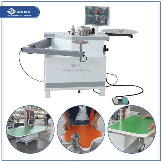 MDF Panel Furniture Wood Curve Edge Banding Machine