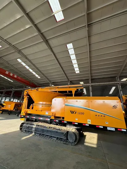 Crawler Biomass Application, Branches, Logs, Straw, Straw, Bamboo Wood Chip Crusher